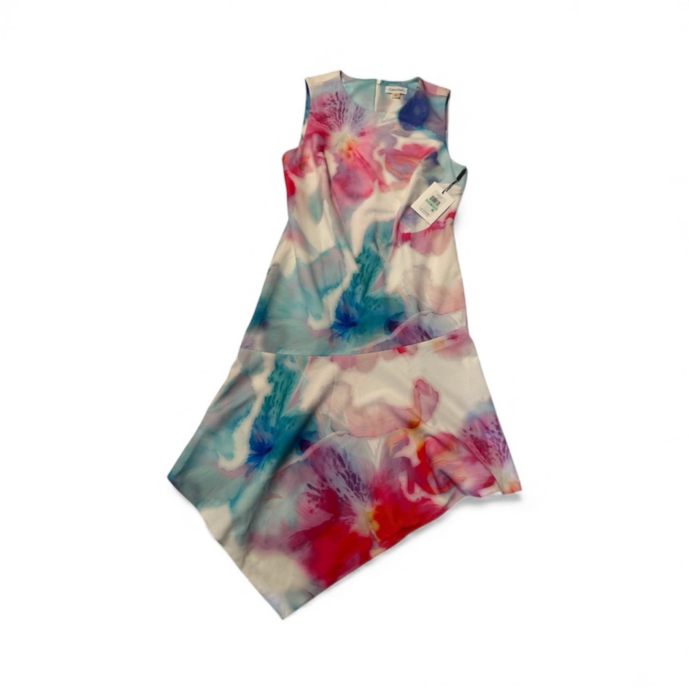 Calvin Klein Multicolor Abstract Dress